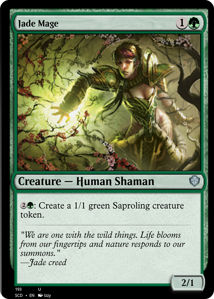 Jade Mage [Starter Commander Decks] | Jomio and Rueliete's Cards and Comics