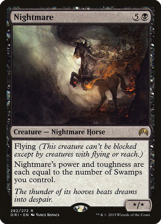 Nightmare [Magic Origins] | Jomio and Rueliete's Cards and Comics