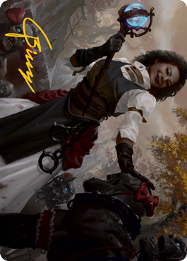 Skaab Wrangler Art Card (Gold-Stamped Signature) [Innistrad: Midnight Hunt Art Series] | Jomio and Rueliete's Cards and Comics