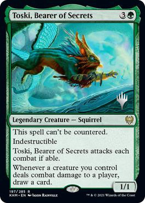 Toski, Bearer of Secrets (Promo Pack) [Kaldheim Promos] | Jomio and Rueliete's Cards and Comics