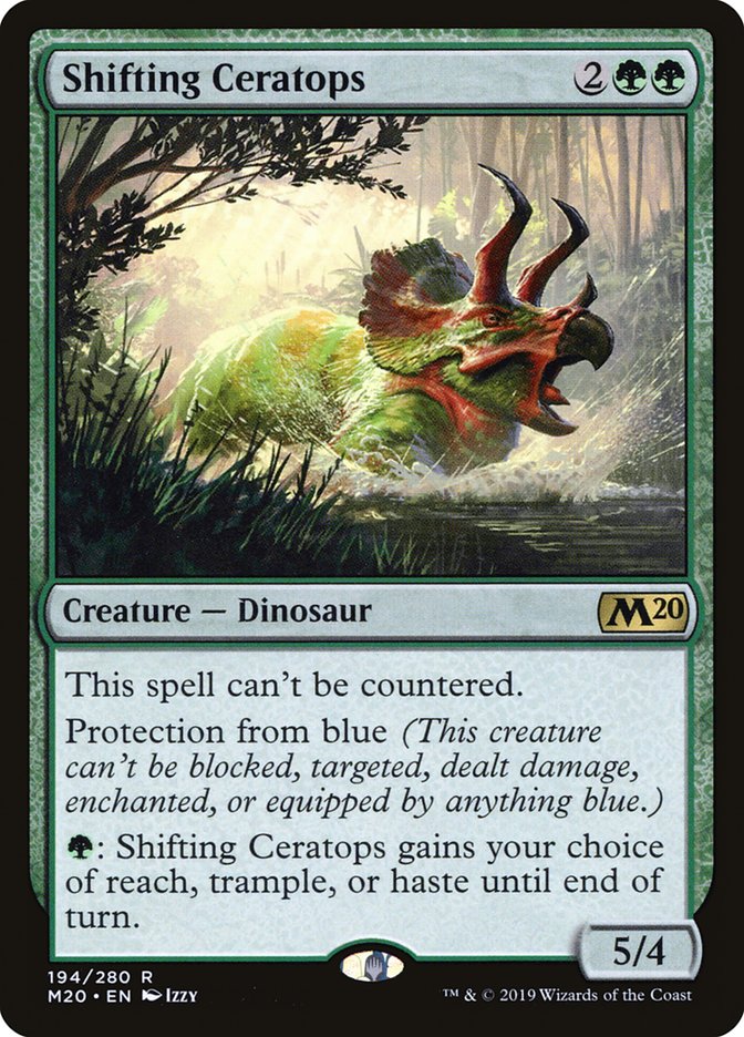 Shifting Ceratops [Core Set 2020] | Jomio and Rueliete's Cards and Comics