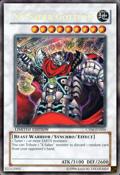 XX-Saber Gottoms [CT06-ENS04] Secret Rare | Jomio and Rueliete's Cards and Comics