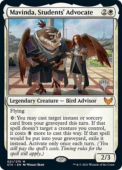 Mavinda, Students' Advocate (Promo Pack) [Strixhaven: School of Mages Promos] | Jomio and Rueliete's Cards and Comics