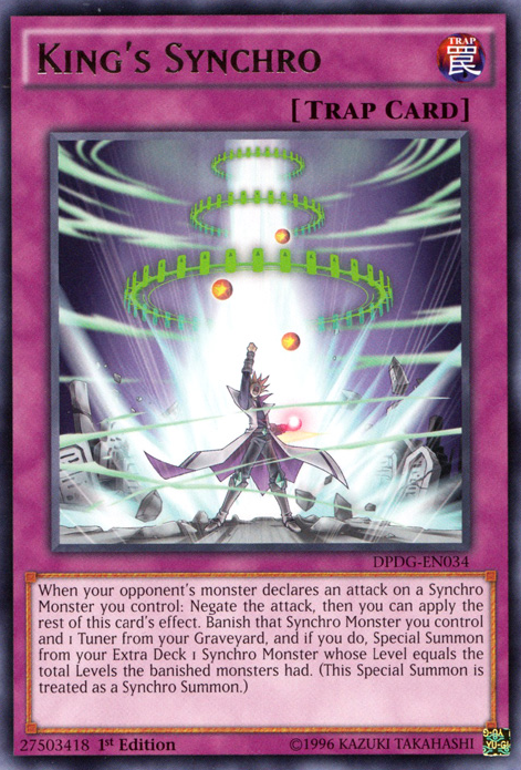 King's Synchro [DPDG-EN034] Rare | Jomio and Rueliete's Cards and Comics