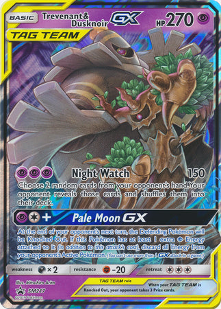 Trevenant & Dusknoir GX (SM217) (Jumbo Card) [Sun & Moon: Black Star Promos] | Jomio and Rueliete's Cards and Comics