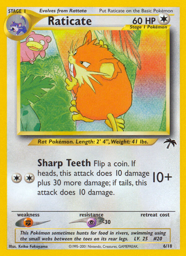 Raticate (6/18) [Southern Islands] | Jomio and Rueliete's Cards and Comics