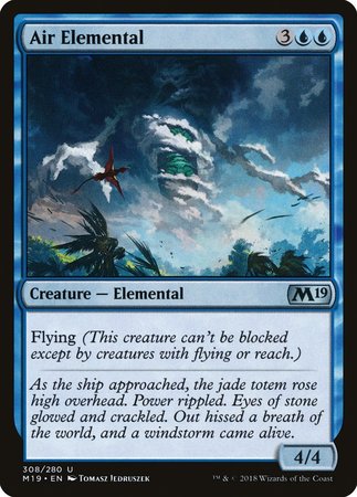 Air Elemental [Core Set 2019] | Jomio and Rueliete's Cards and Comics