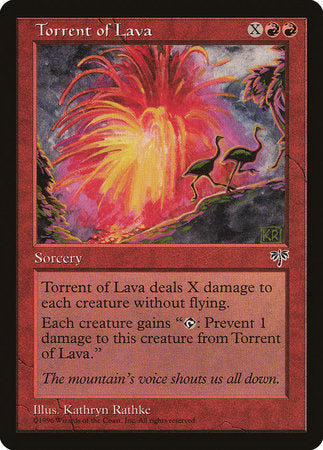 Torrent of Lava [Mirage] | Jomio and Rueliete's Cards and Comics
