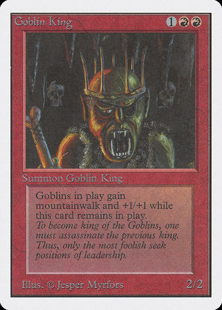 Goblin King [Unlimited Edition] | Jomio and Rueliete's Cards and Comics