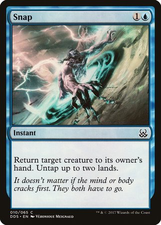 Snap [Duel Decks: Mind vs. Might] | Jomio and Rueliete's Cards and Comics