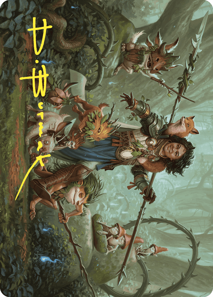 Ellivere of the Wild Court Art Card (Gold-Stamped Signature) [Wilds of Eldraine Art Series] | Jomio and Rueliete's Cards and Comics