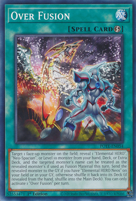Over Fusion [POTE-EN054] Common | Jomio and Rueliete's Cards and Comics
