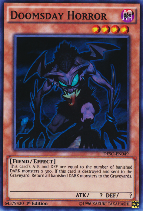 Doomsday Horror [DESO-EN049] Super Rare | Jomio and Rueliete's Cards and Comics