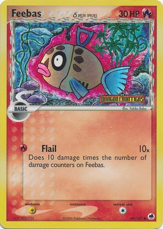 Feebas (49/101) (Delta Species) (Stamped) [EX: Dragon Frontiers] | Jomio and Rueliete's Cards and Comics