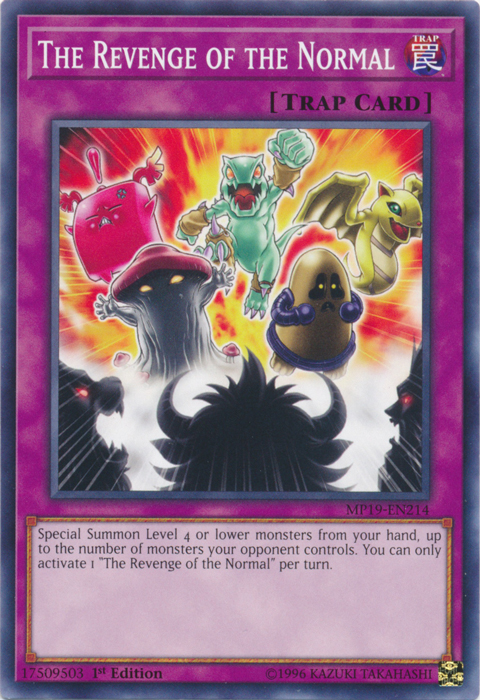 The Revenge of the Normal [MP19-EN214] Common | Jomio and Rueliete's Cards and Comics