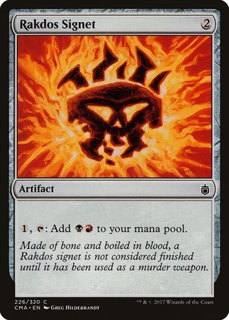 Rakdos Signet [Commander Anthology] | Jomio and Rueliete's Cards and Comics