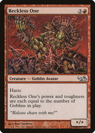 Reckless One [Duel Decks: Elves vs. Goblins] | Jomio and Rueliete's Cards and Comics