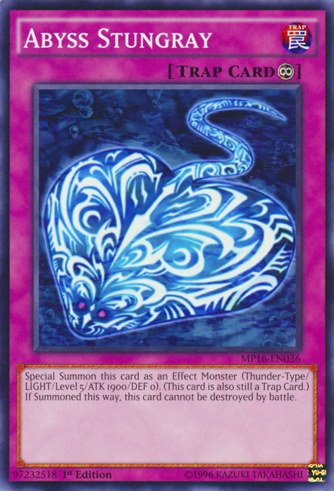 Abyss Stungray [MP16-EN036] Common | Jomio and Rueliete's Cards and Comics