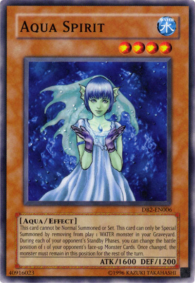 Aqua Spirit [DB2-EN006] Common | Jomio and Rueliete's Cards and Comics