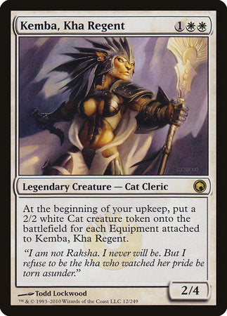 Kemba, Kha Regent [Scars of Mirrodin] | Jomio and Rueliete's Cards and Comics