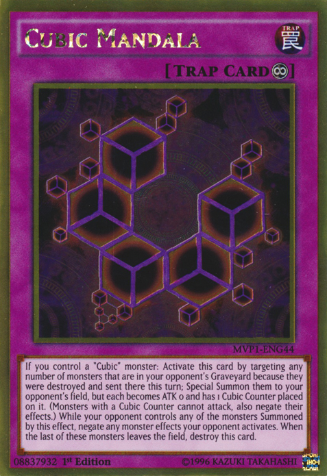 Cubic Mandala [MVP1-ENG44] Gold Rare | Jomio and Rueliete's Cards and Comics