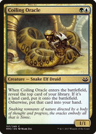 Coiling Oracle [Modern Masters 2017] | Jomio and Rueliete's Cards and Comics