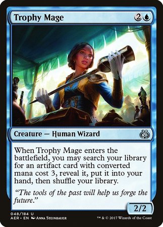 Trophy Mage [Aether Revolt] | Jomio and Rueliete's Cards and Comics