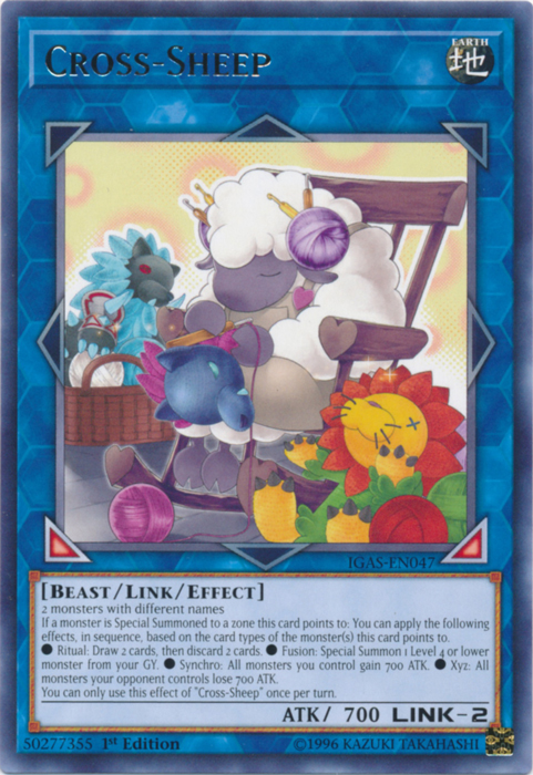 Cross-Sheep [IGAS-EN047] Rare | Jomio and Rueliete's Cards and Comics