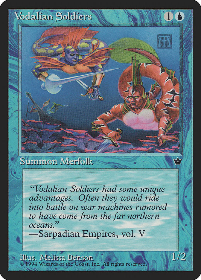 Vodalian Soldiers (Melissa A. Benson) [Fallen Empires] | Jomio and Rueliete's Cards and Comics
