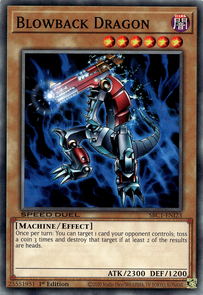 Blowback Dragon [SBC1-ENI23] Common | Jomio and Rueliete's Cards and Comics