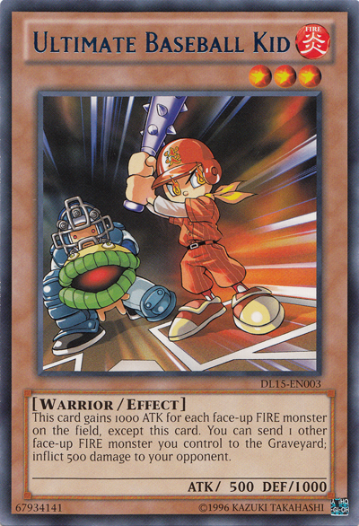Ultimate Baseball Kid (Blue) [DL15-EN003] Rare | Jomio and Rueliete's Cards and Comics