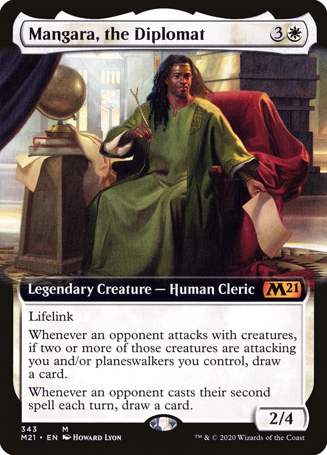 Mangara, the Diplomat (Extended Art) [Core Set 2021] | Jomio and Rueliete's Cards and Comics