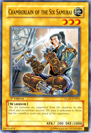 Chamberlain of the Six Samurai [GLAS-EN001] Common | Jomio and Rueliete's Cards and Comics