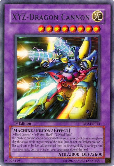 XYZ-Dragon Cannon [DP2-EN014] Rare | Jomio and Rueliete's Cards and Comics