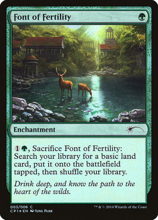 Font of Fertility [Magic 2015 Clash Pack] | Jomio and Rueliete's Cards and Comics
