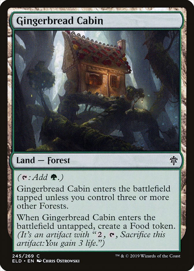 Gingerbread Cabin [Throne of Eldraine] | Jomio and Rueliete's Cards and Comics