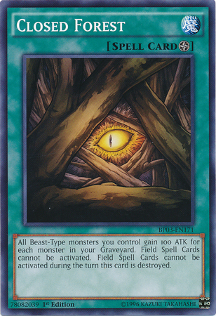 Closed Forest [BP03-EN171] Common | Jomio and Rueliete's Cards and Comics