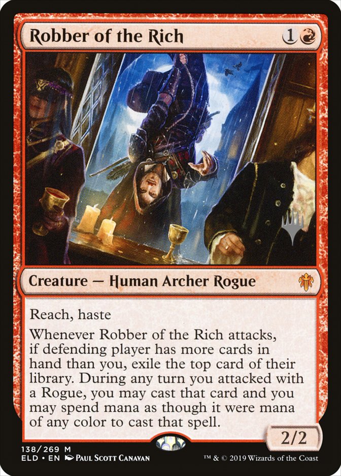 Robber of the Rich (Promo Pack) [Throne of Eldraine Promos] | Jomio and Rueliete's Cards and Comics