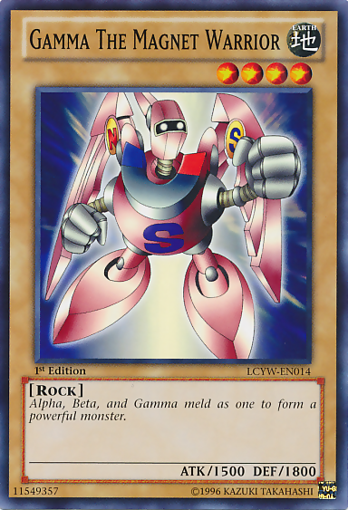 Gamma the Magnet Warrior [LCYW-EN014] Common | Jomio and Rueliete's Cards and Comics