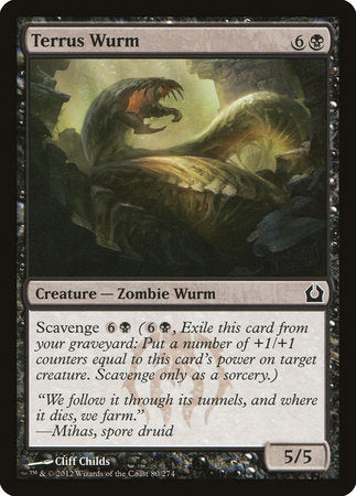 Terrus Wurm [Return to Ravnica] | Jomio and Rueliete's Cards and Comics