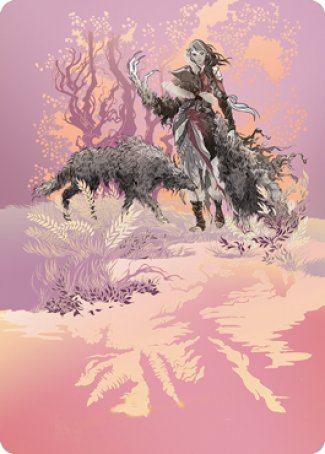 Arlinn, the Pack's Hope 2 Art Card [Innistrad: Midnight Hunt Art Series] | Jomio and Rueliete's Cards and Comics