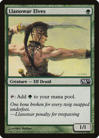 Llanowar Elves [Magic 2010] | Jomio and Rueliete's Cards and Comics