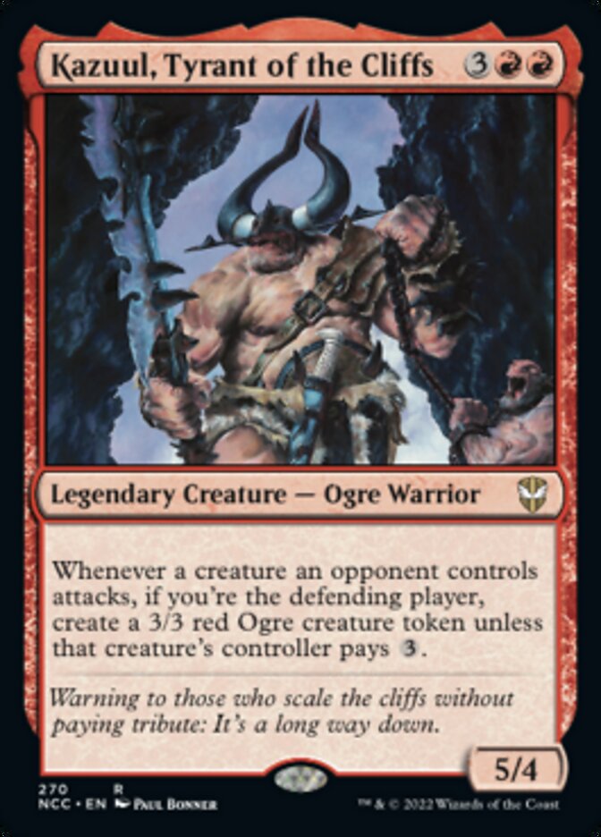 Kazuul, Tyrant of the Cliffs [Streets of New Capenna Commander] | Jomio and Rueliete's Cards and Comics