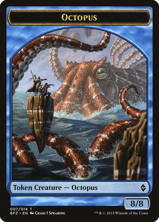 Octopus Token [Battle for Zendikar Tokens] | Jomio and Rueliete's Cards and Comics