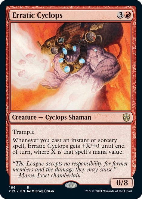 Erratic Cyclops [Commander 2021] | Jomio and Rueliete's Cards and Comics