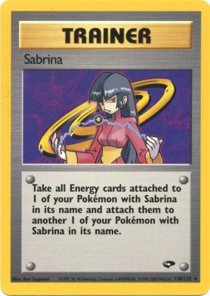 Sabrina (110/132) [Gym Challenge Unlimited] | Jomio and Rueliete's Cards and Comics