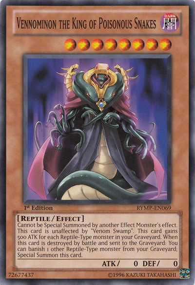 Vennominon the King of Poisonous Snakes [RYMP-EN069] Common | Jomio and Rueliete's Cards and Comics