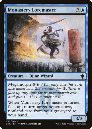 Monastery Loremaster [Dragons of Tarkir] | Jomio and Rueliete's Cards and Comics