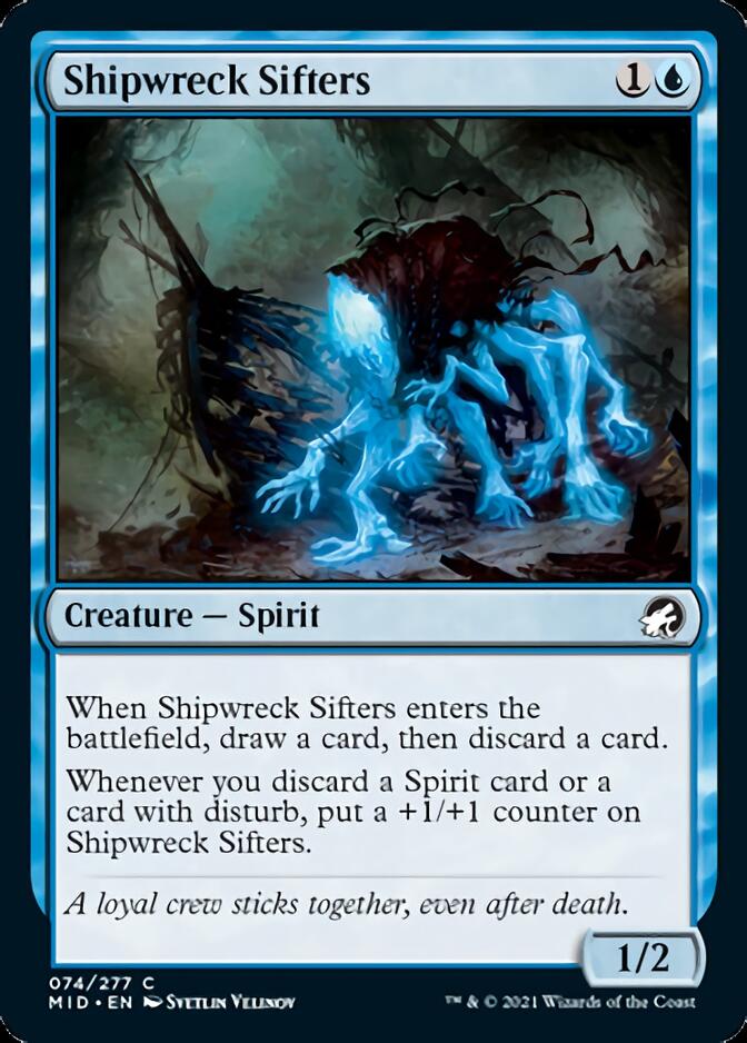 Shipwreck Sifters [Innistrad: Midnight Hunt] | Jomio and Rueliete's Cards and Comics