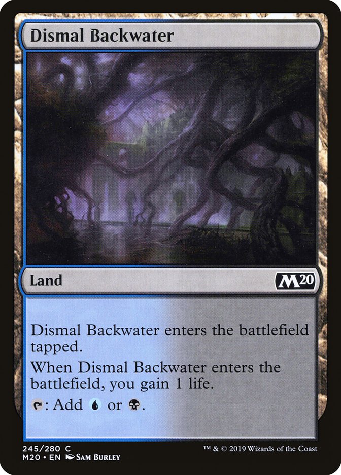 Dismal Backwater [Core Set 2020] | Jomio and Rueliete's Cards and Comics